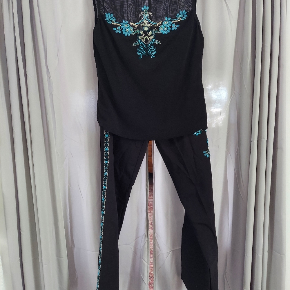 Vintage Joseph Ribkoff Shirt/Pant Set - Picture 2 of 11